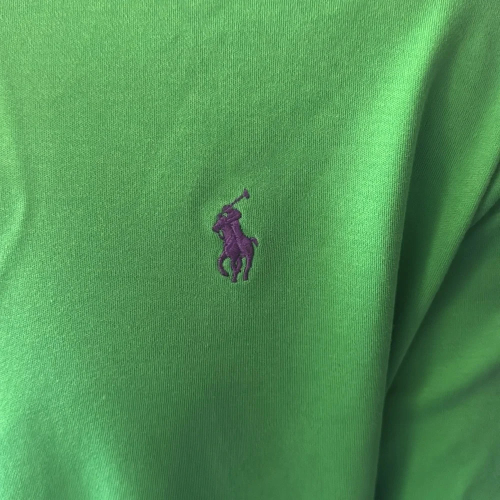 Ralph Lauren Green Polo Shirt Classic Design EA072 - Picture 4 of 11